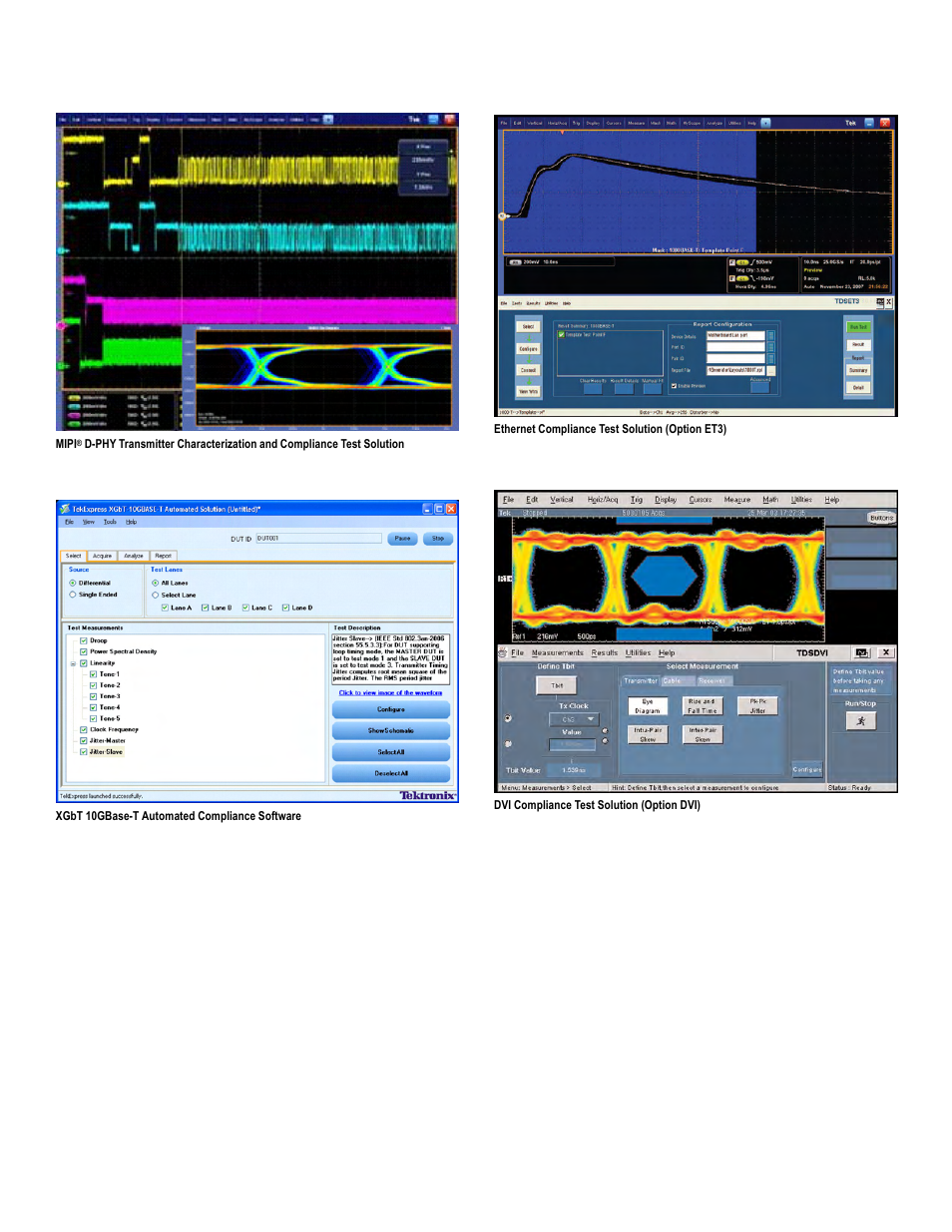 Data sheet | Atec Tektronix-MSO7000 Series User Manual | Page 8 / 28