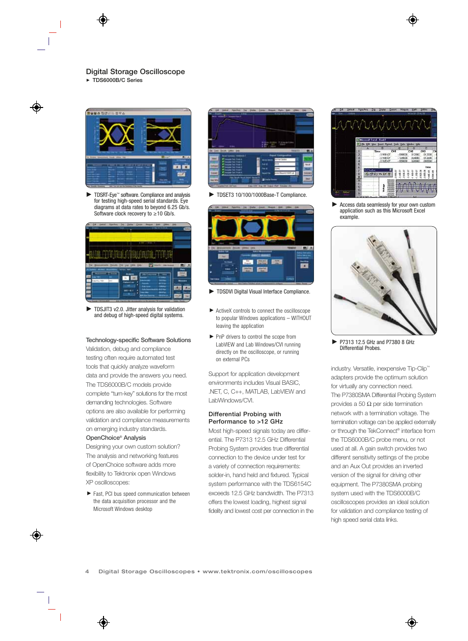 Digital storage oscilloscope | Atec Tektronix-TDS6804B User Manual | Page 4 / 12