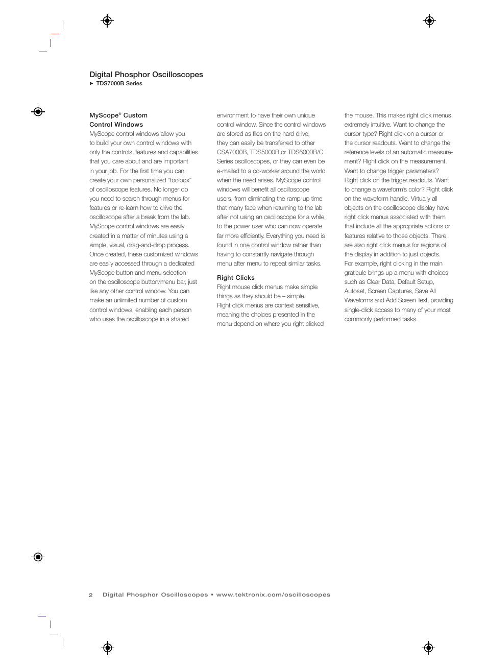 Atec Tektronix-TDS7000B Series User Manual | Page 2 / 12