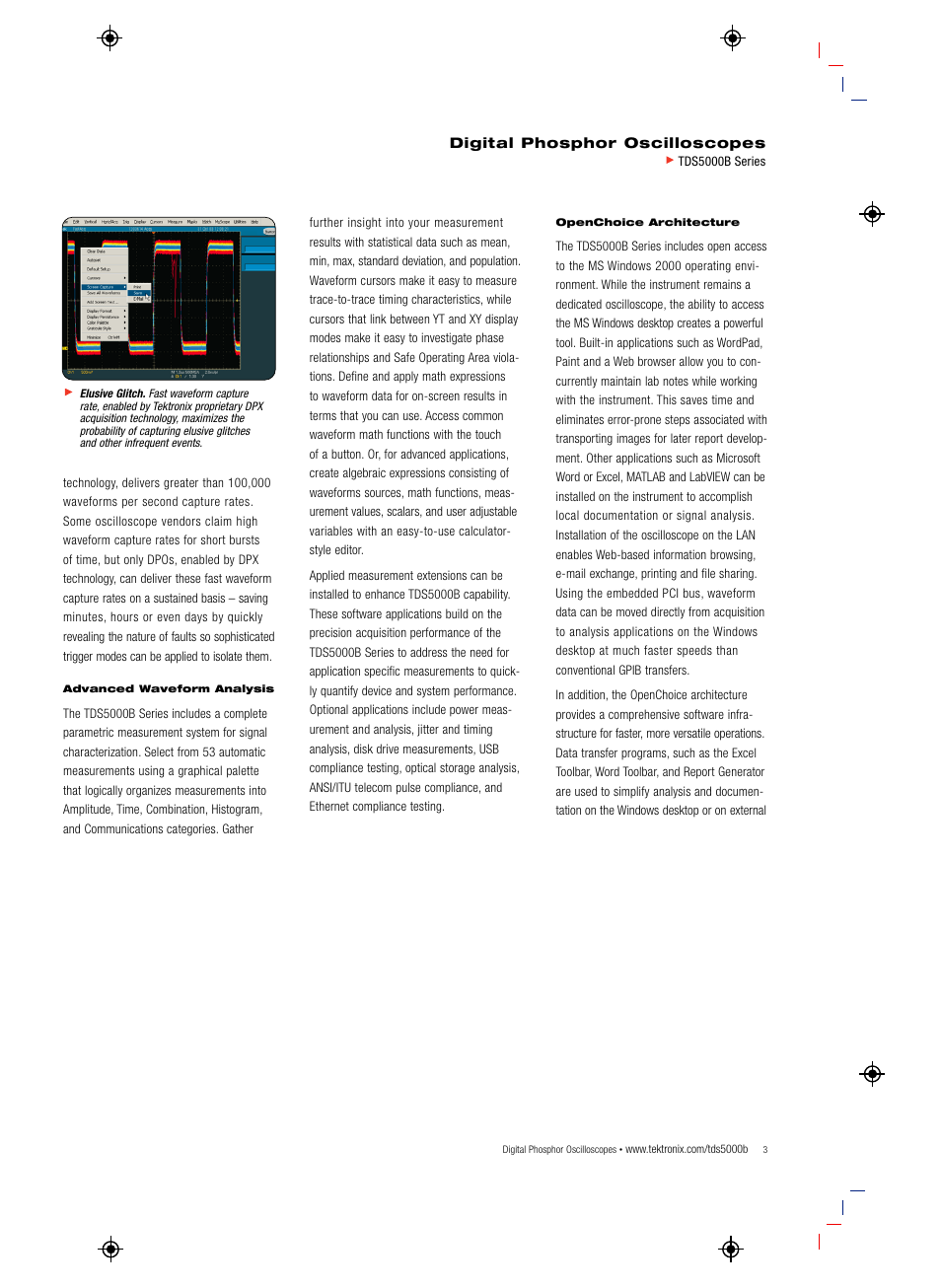 Atec Tektronix-TDS5000B Series User Manual | Page 3 / 12