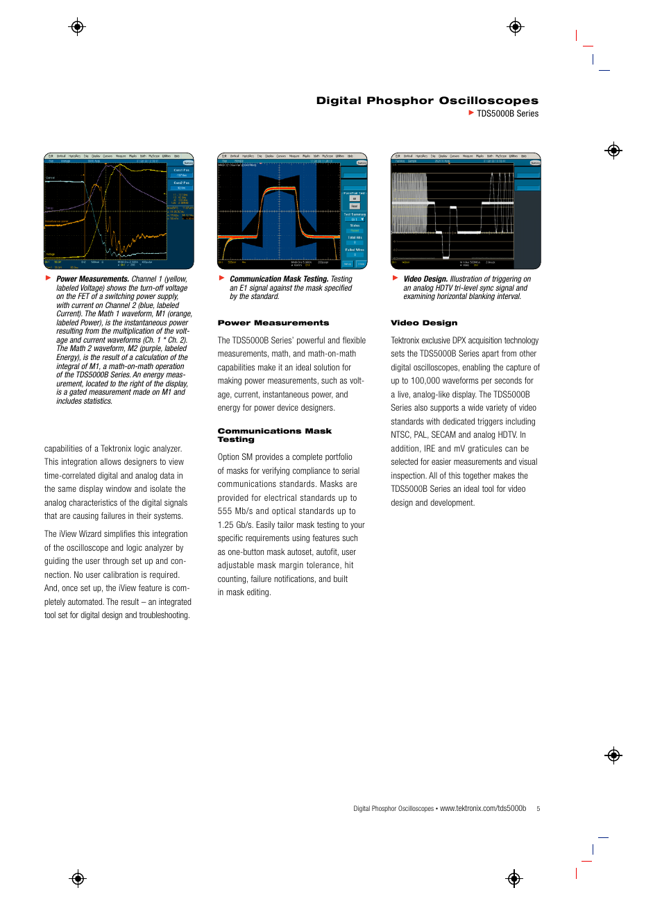 Atec Tektronix-TDS5000B Series User Manual | Page 5 / 12