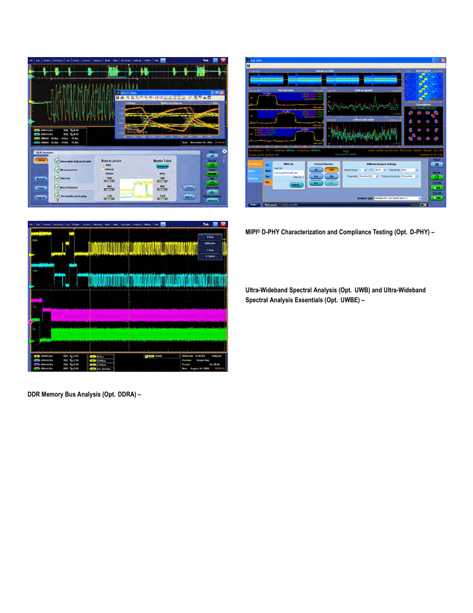 Data sheet | Atec Tektronix-DPO7000 Series User Manual | Page 10 / 20