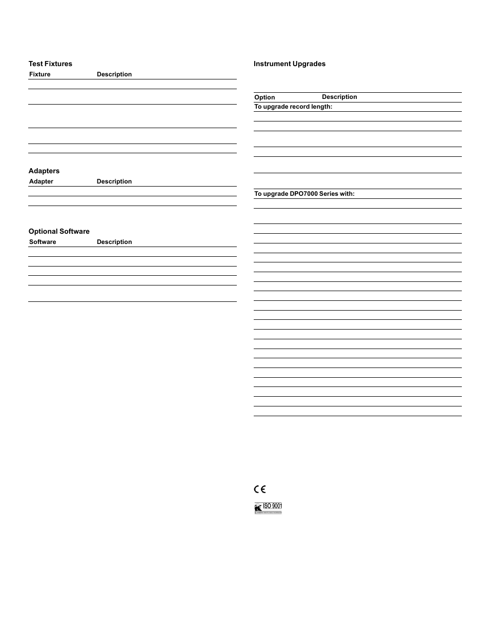 Data sheet | Atec Tektronix-DPO7000 Series User Manual | Page 18 / 20