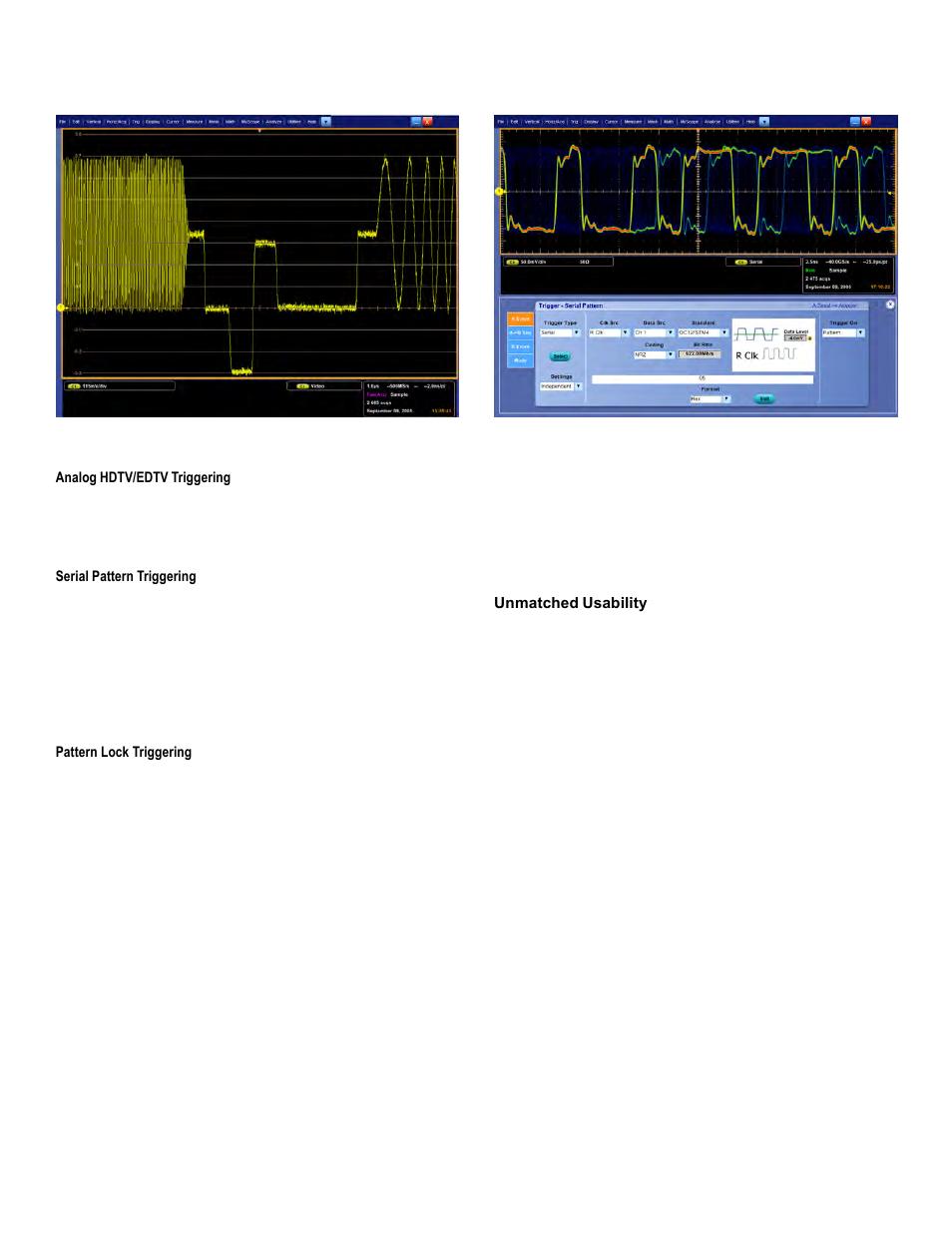 Unmatched usability, Data sheet | Atec Tektronix-DPO7000 Series User Manual | Page 6 / 20