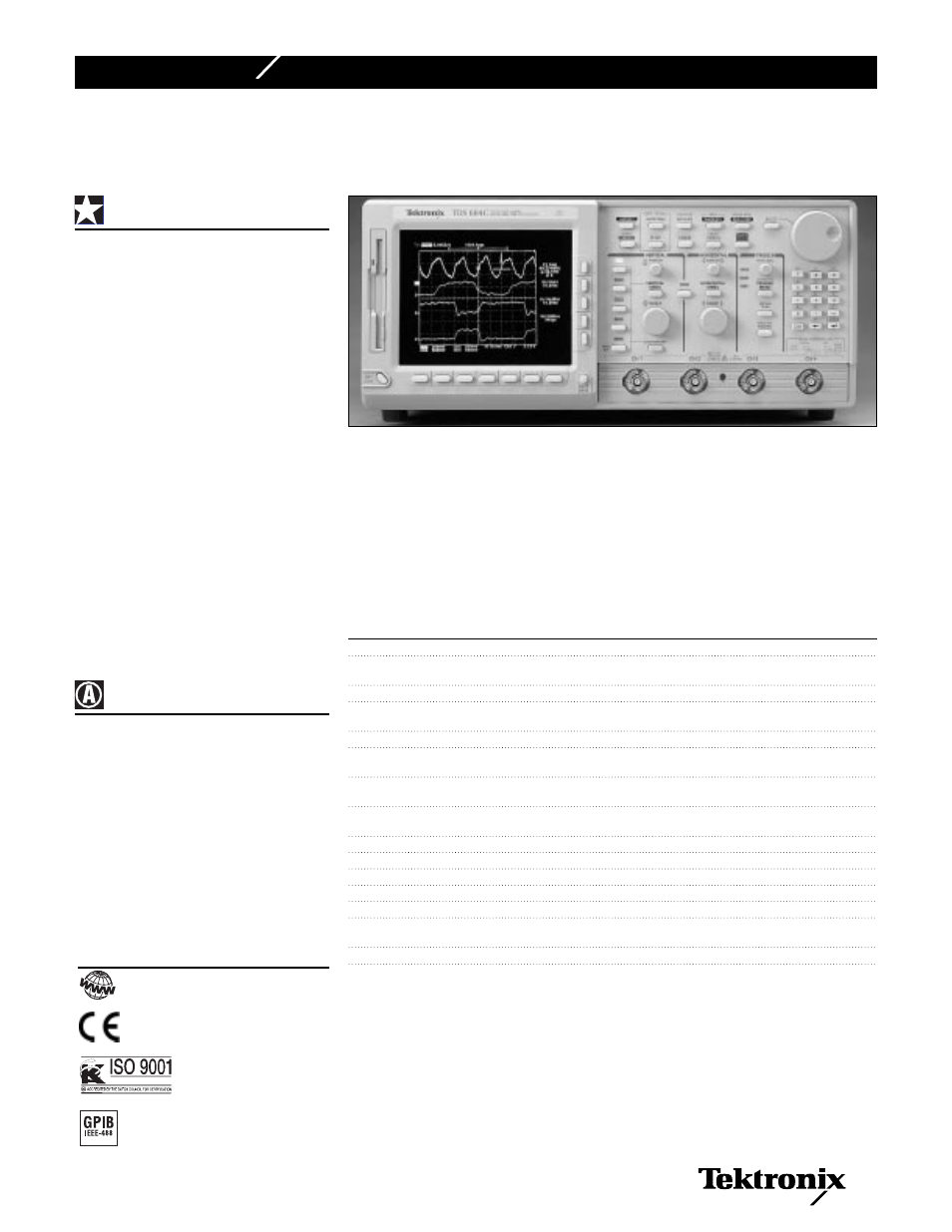 Atec Tektronix-TDS640A User Manual | 2 pages