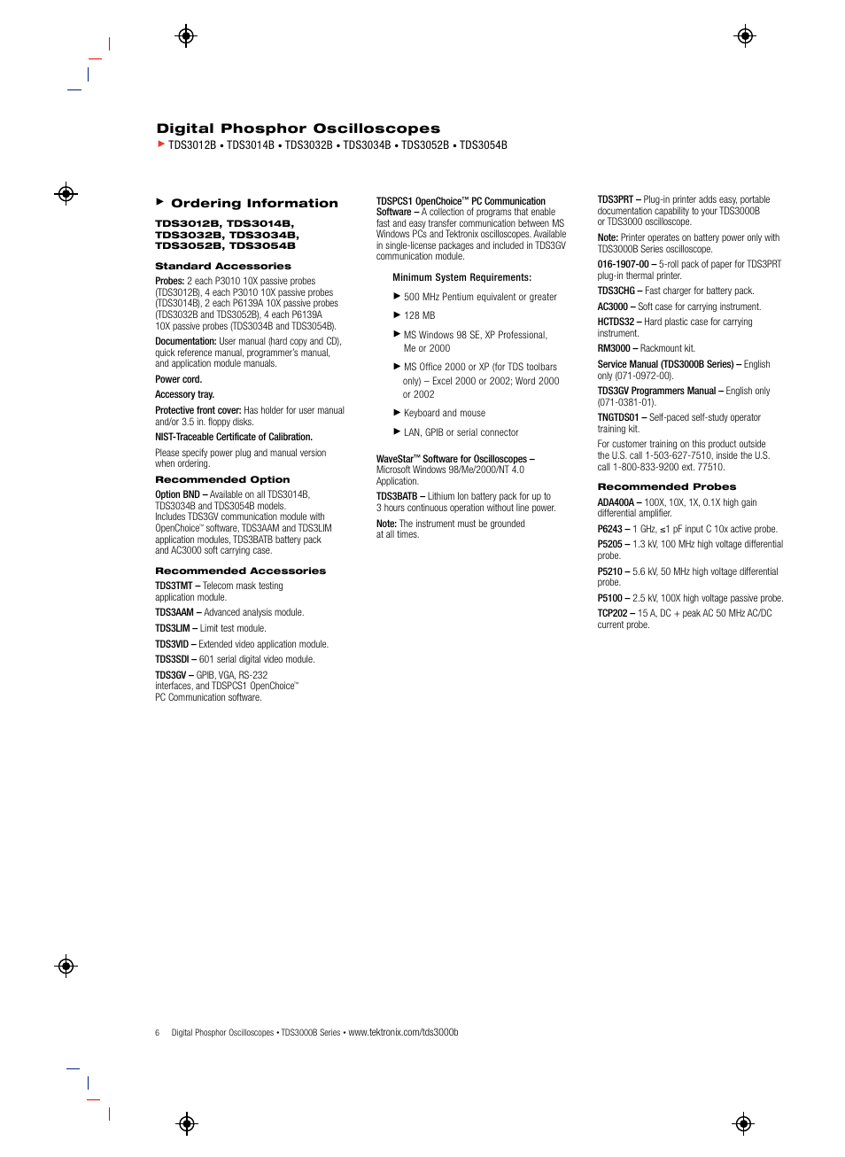 Atec Tektronix-TDS30XXB User Manual | Page 6 / 8