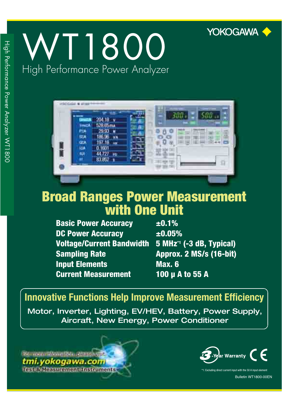 Atec Yokogawa-WT1800 User Manual | 19 pages