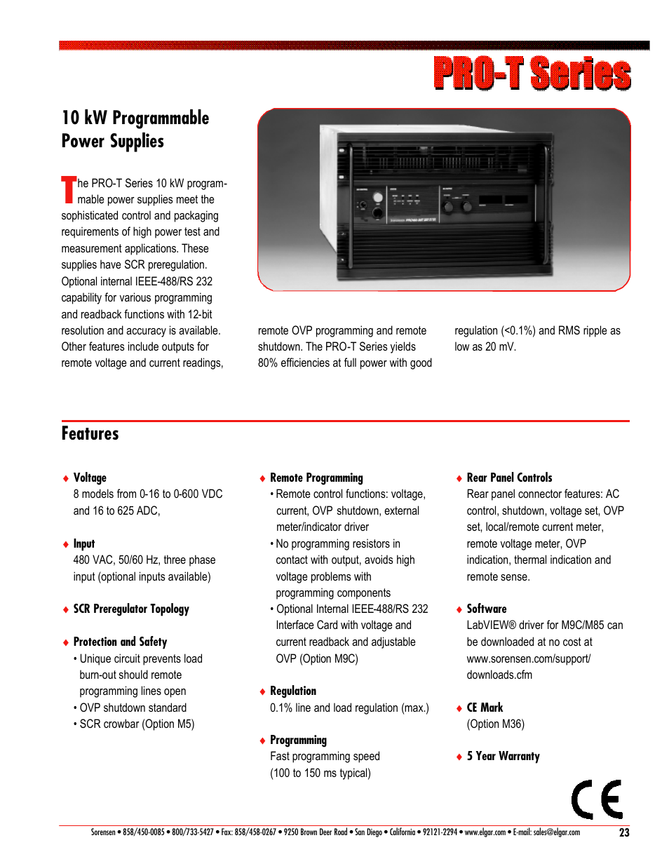 Atec Sorensen-PRO-T Series User Manual | 4 pages