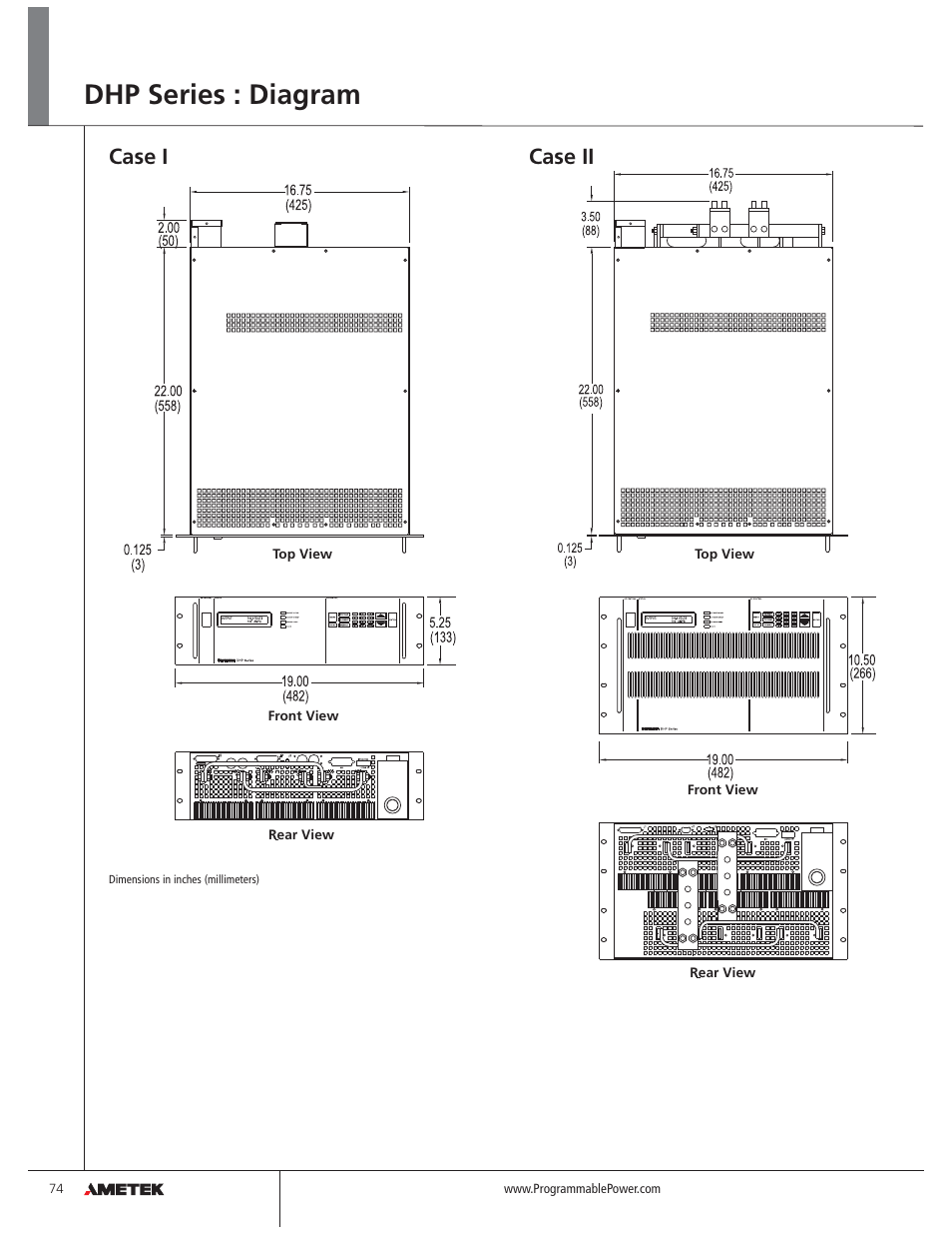 Dhp series : diagram, Case i case ii | Atec Sorensen-DHP Series User Manual | Page 4 / 6