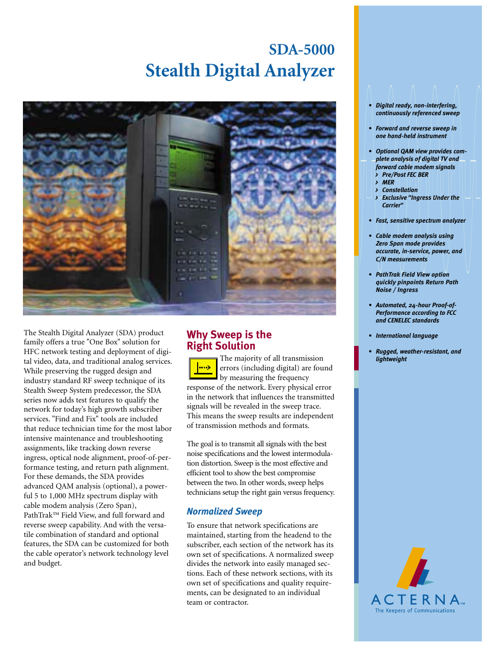 Atec Wavetek-SDA-5000-5500-5510 User Manual | 12 pages