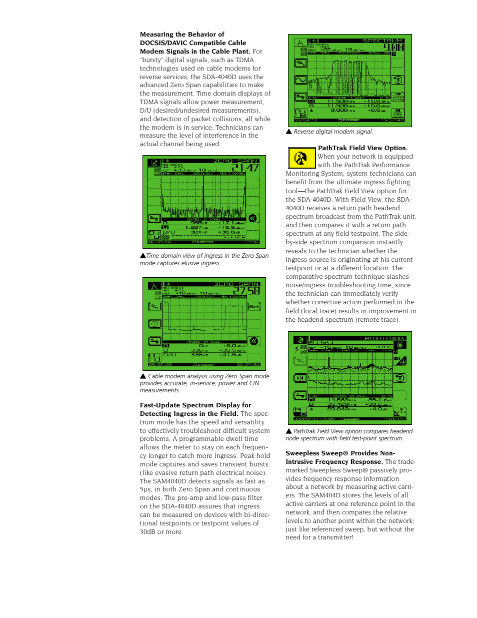 Atec Wavetek-JDSU-SDA-4040D User Manual | Page 2 / 8