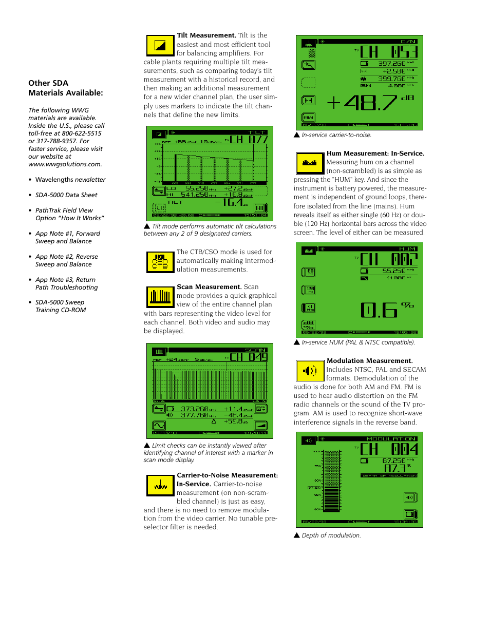 Atec Wavetek-JDSU-SDA-4040D User Manual | Page 4 / 8