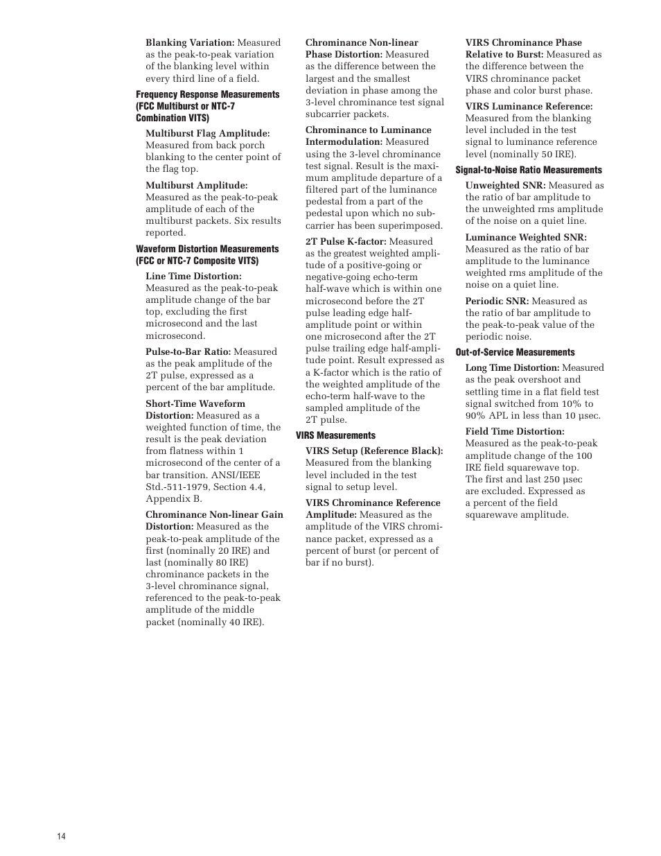 Atec Tektronix-VM700T User Manual | Page 14 / 16