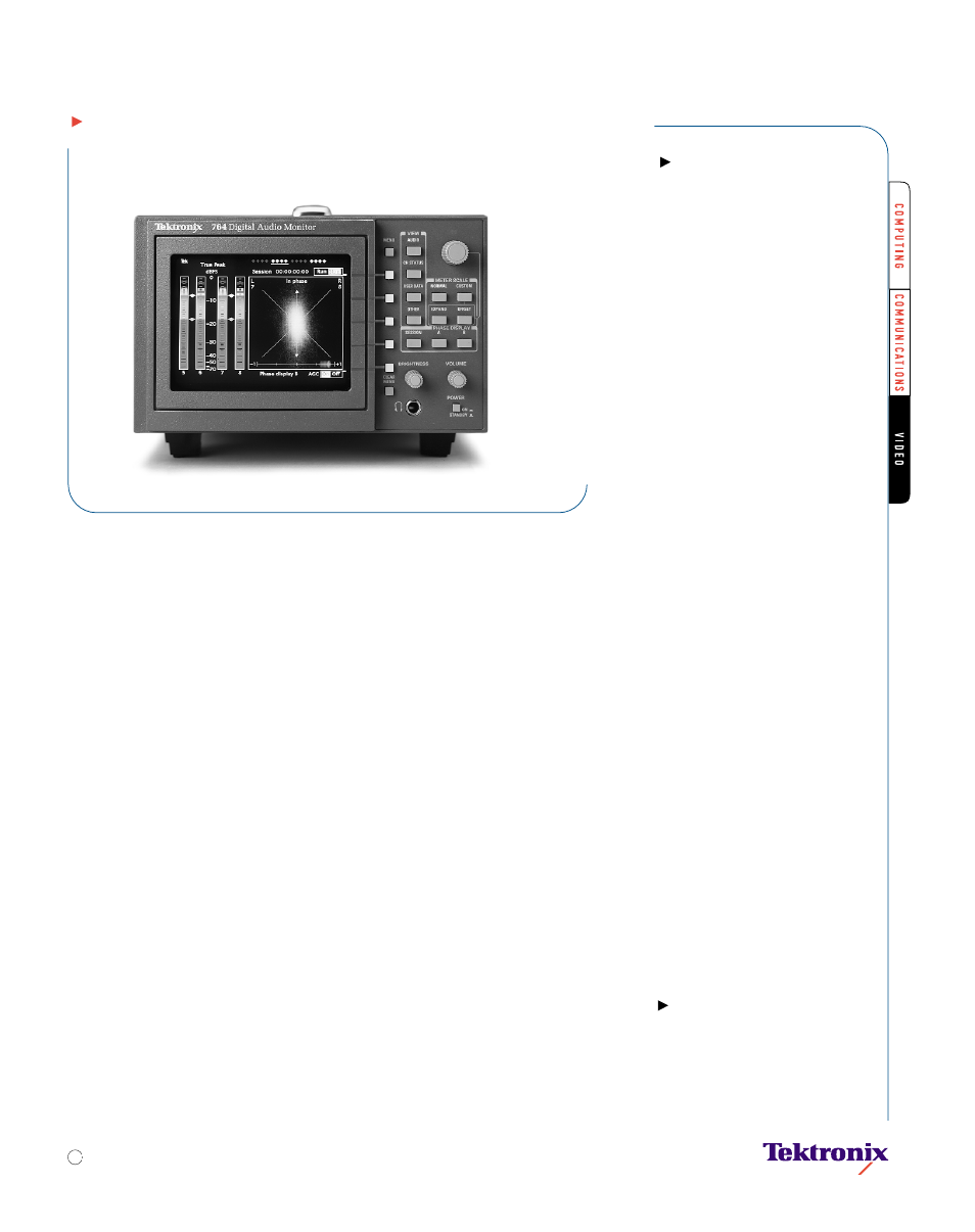 Atec Tektronix-764 User Manual | 4 pages