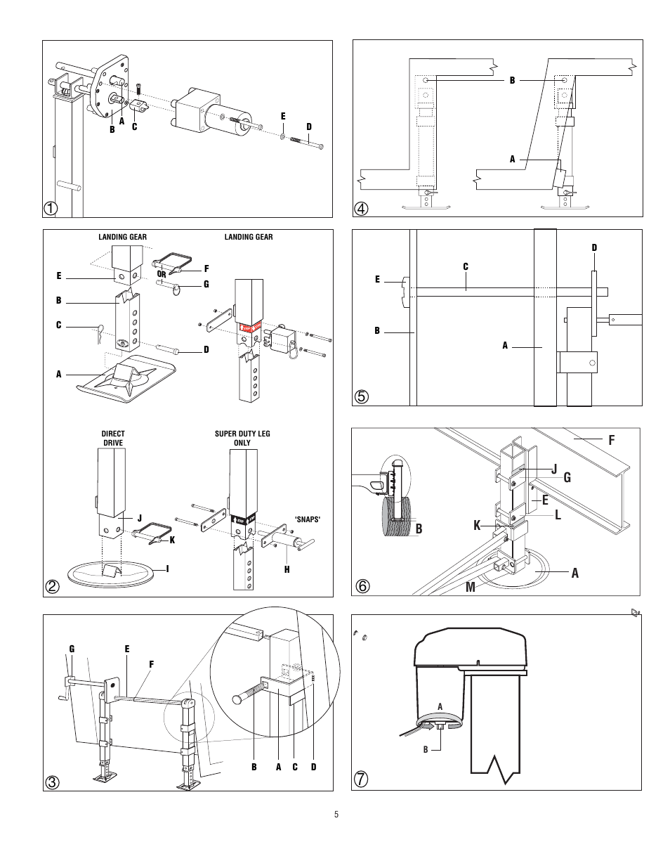 atwood Landing Legs User Manual | Page 5 / 7