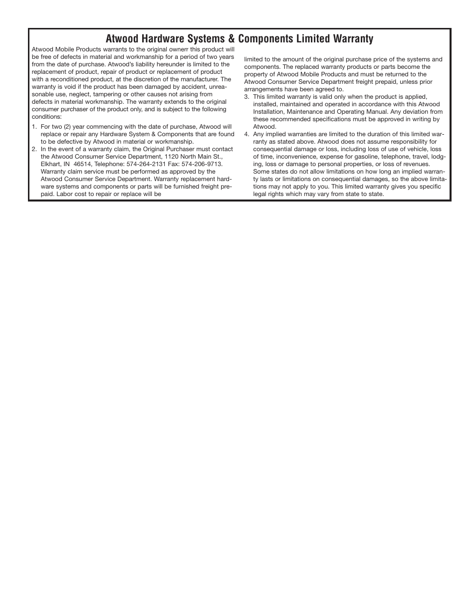 atwood Folding Hitch Ball User Manual | Page 5 / 5
