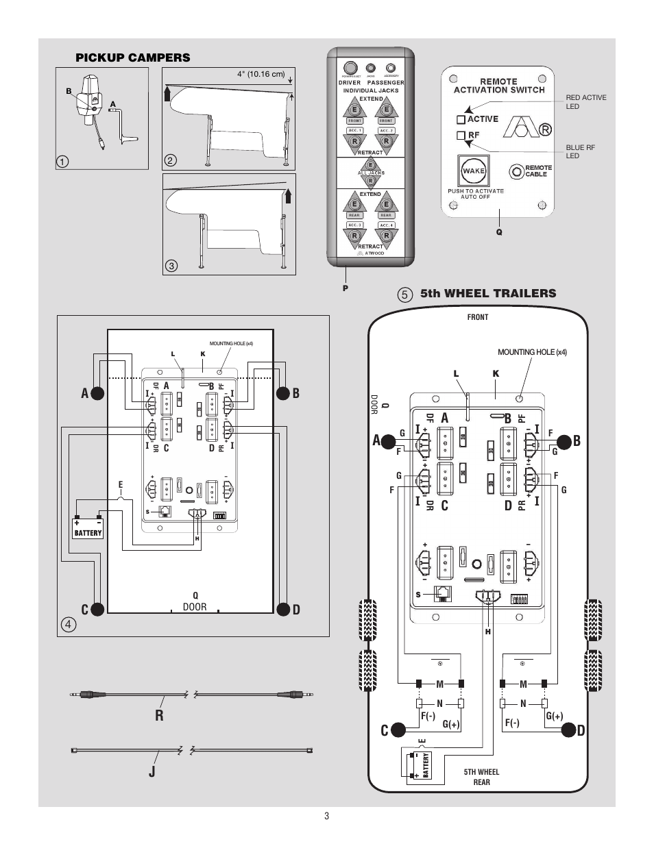 Ab c j d, Ab c d | atwood Truck Camper Remote With Accessory Controlling Ability User Manual | Page 3 / 4