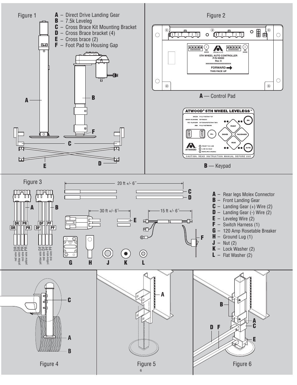 atwood Levelegs System (towable RV's) User Manual | Page 5 / 6