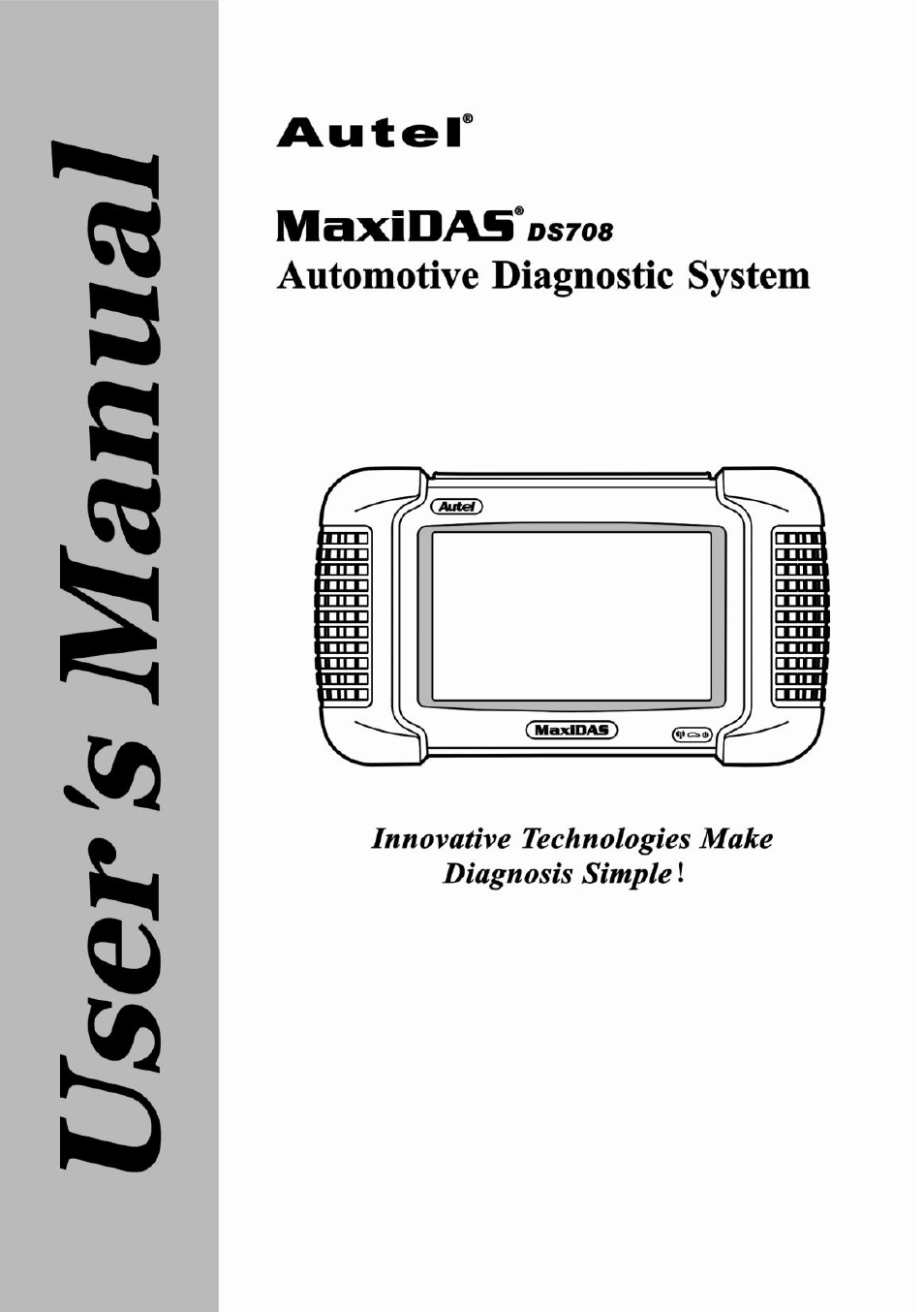 Autel MaxiDAS DS708 User Manual | 96 pages