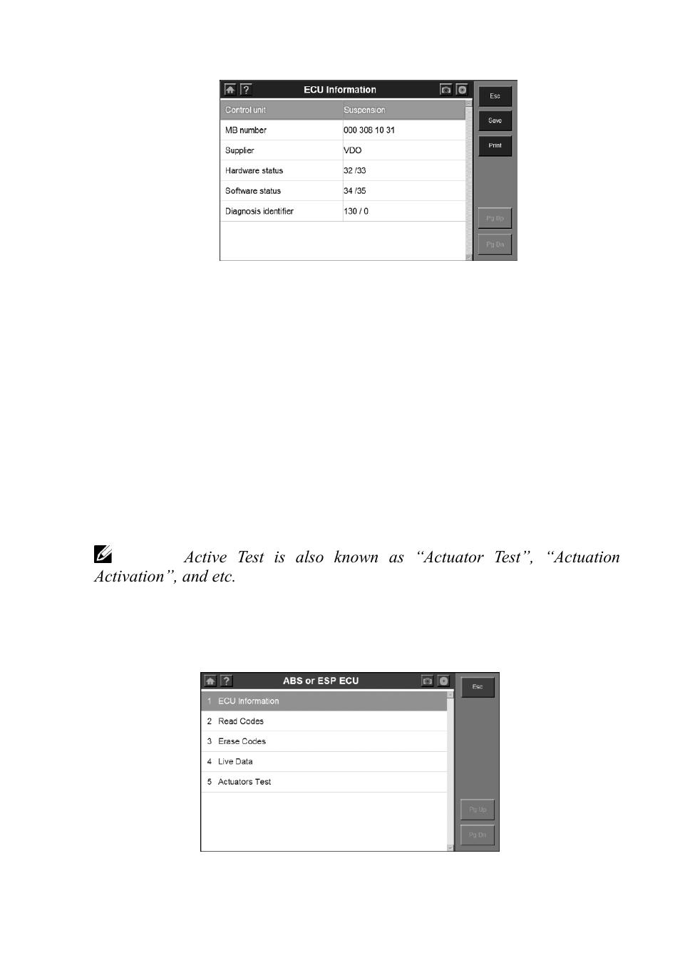 Active test, 5 active test | Autel MaxiDAS DS708 User Manual | Page 55 / 96