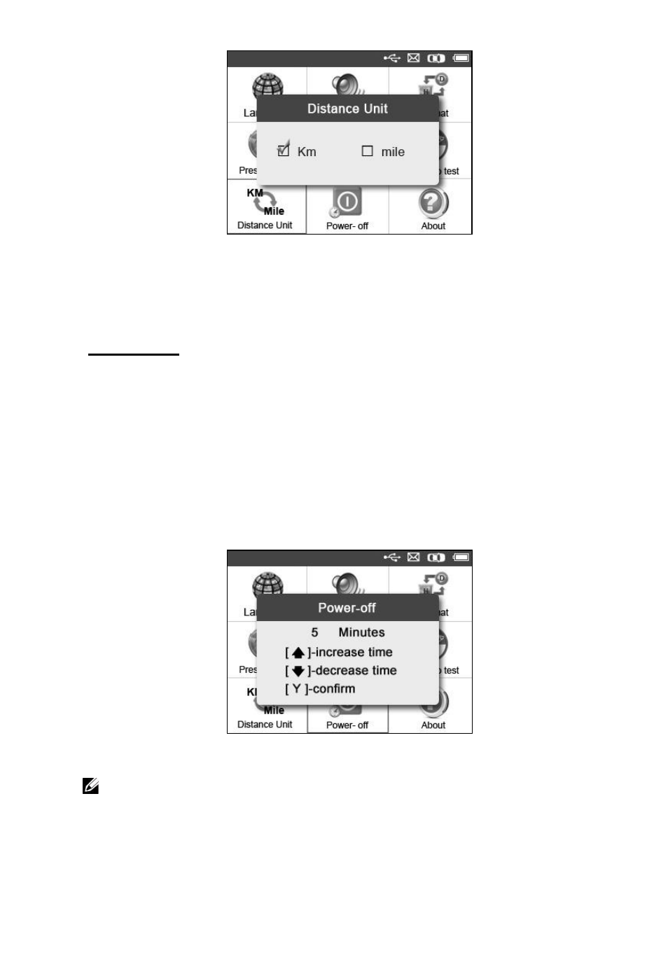 Power-off | Autel MaxiTPMS TS501 User Manual | Page 15 / 47