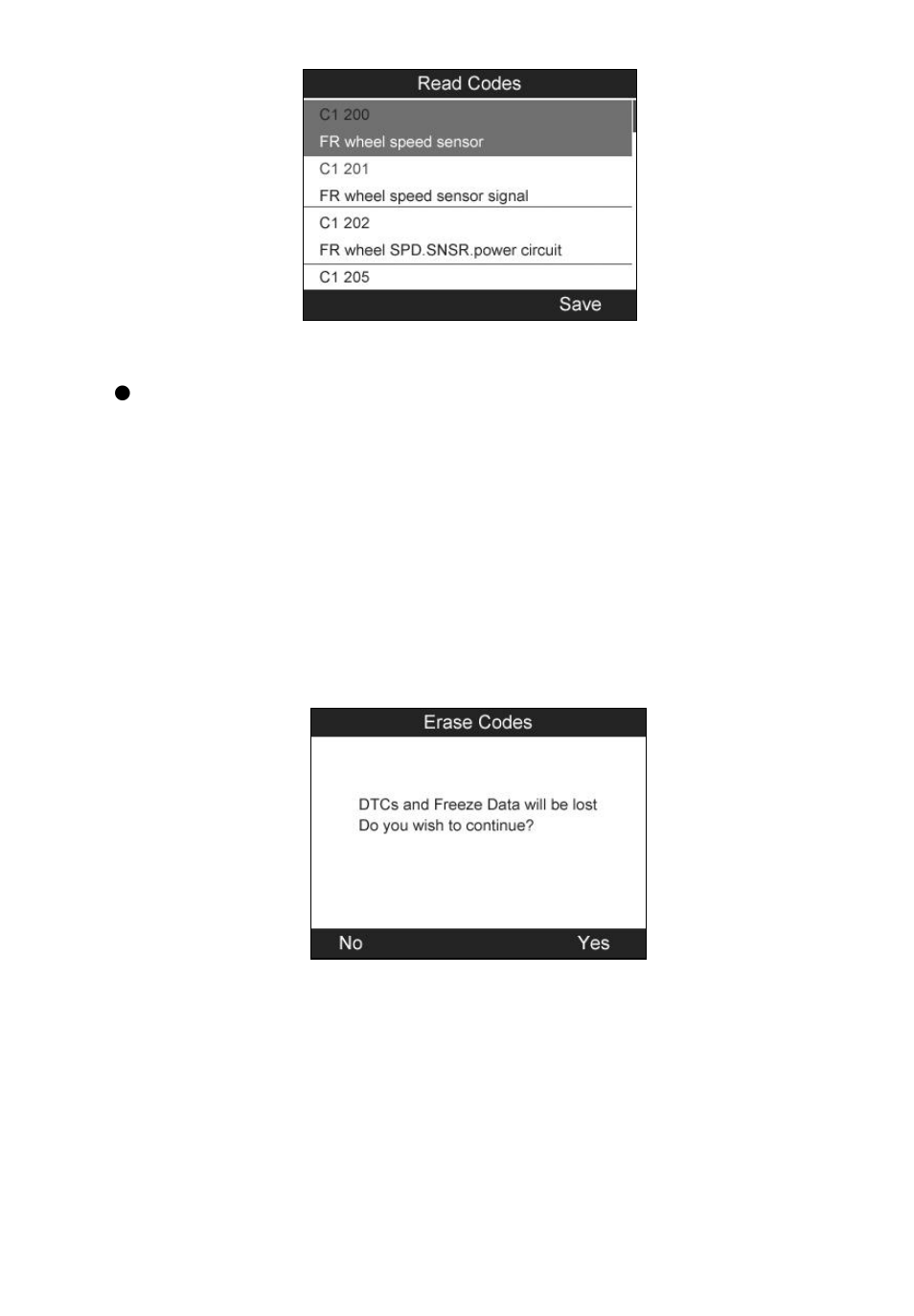 D. erase codes | Autel MaxiTPMS TS501 User Manual | Page 33 / 47