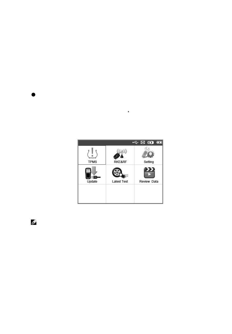 Ower, P by, Ystem | Etting, 7 power up by dlc, 8 system setting | Autel MaxiTPMS TS501 User Manual | Page 9 / 47