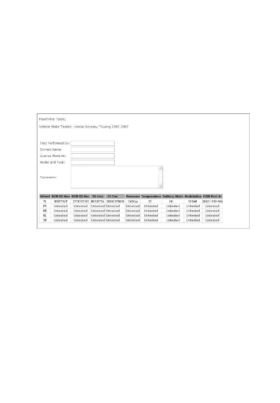 Autel MaxiTPMS TS601 User Manual | Page 44 / 73