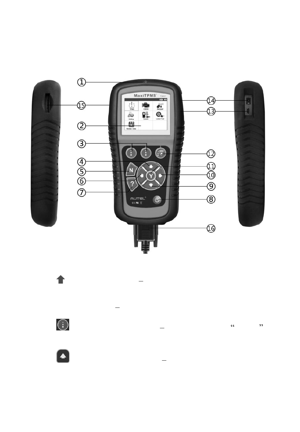 Tool information, Escription, 1 tool description | Autel MaxiTPMS TS601 User Manual | Page 6 / 73