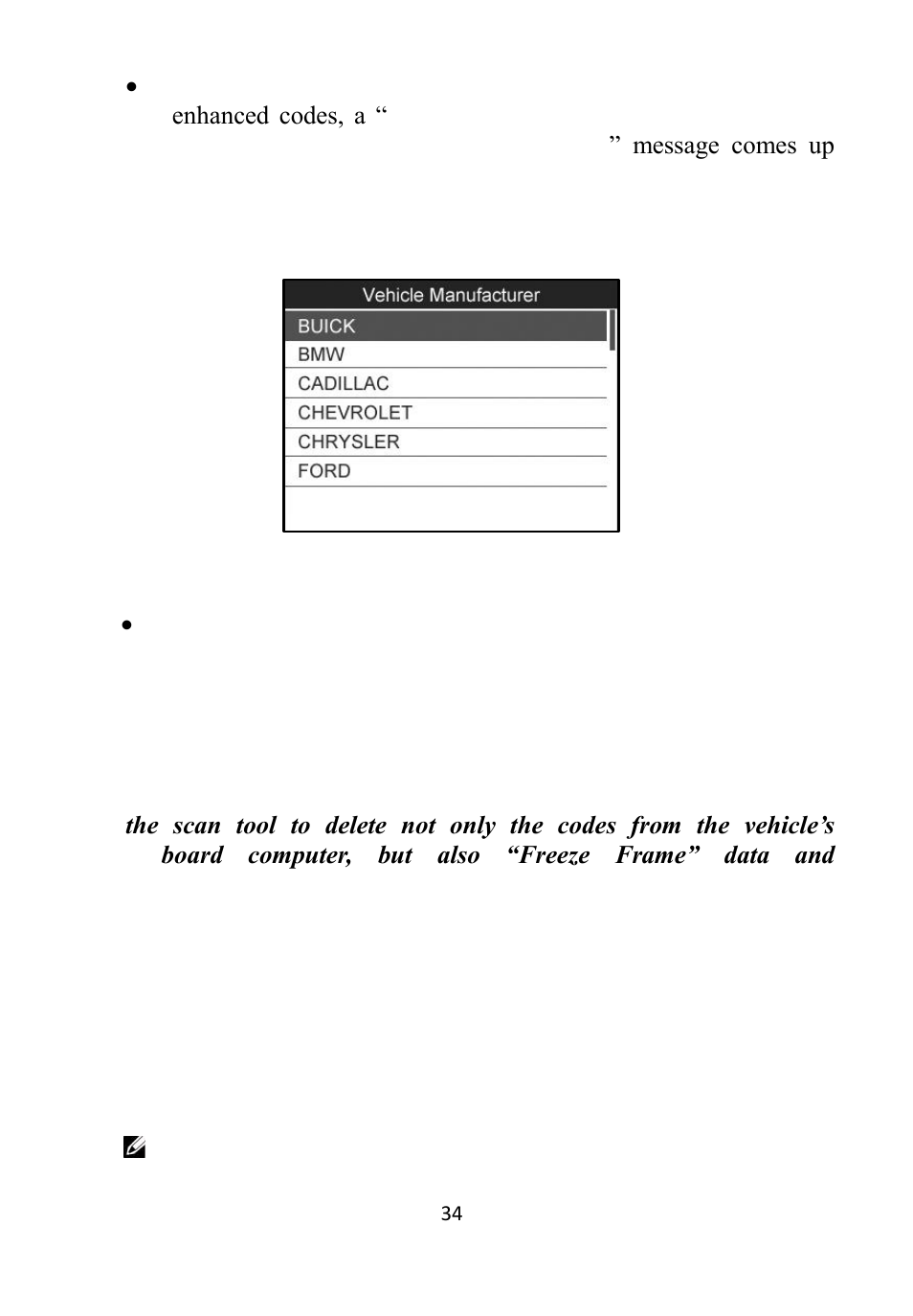 Rase, Odes, 2 erase codes | Autel Autolink AL609 User Manual | Page 36 / 69