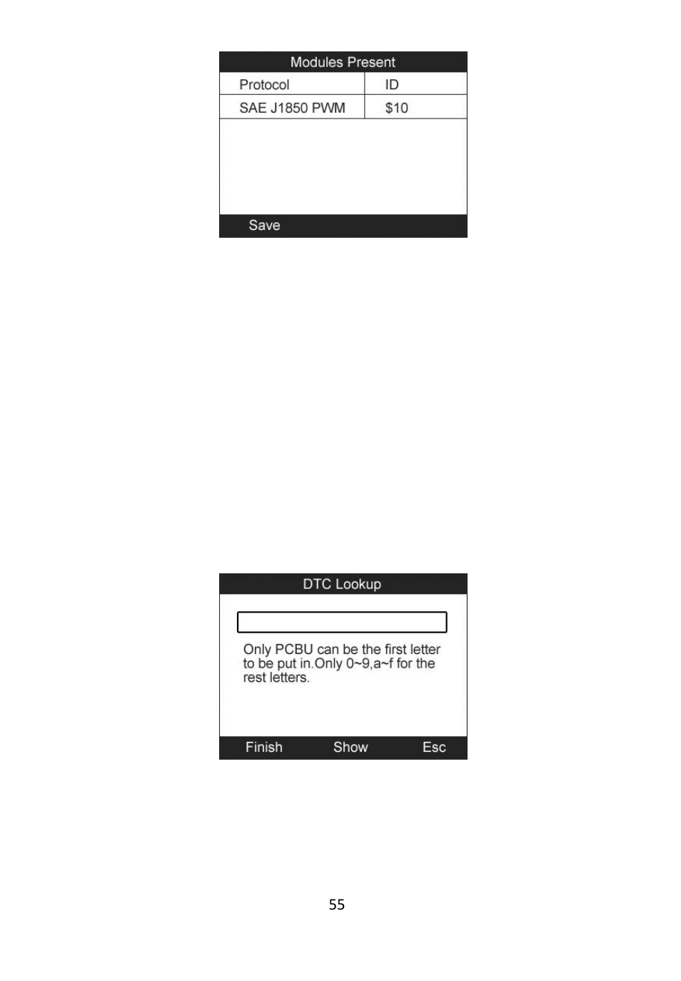 Ookup, 11 dtc lookup | Autel Autolink AL609 User Manual | Page 57 / 69
