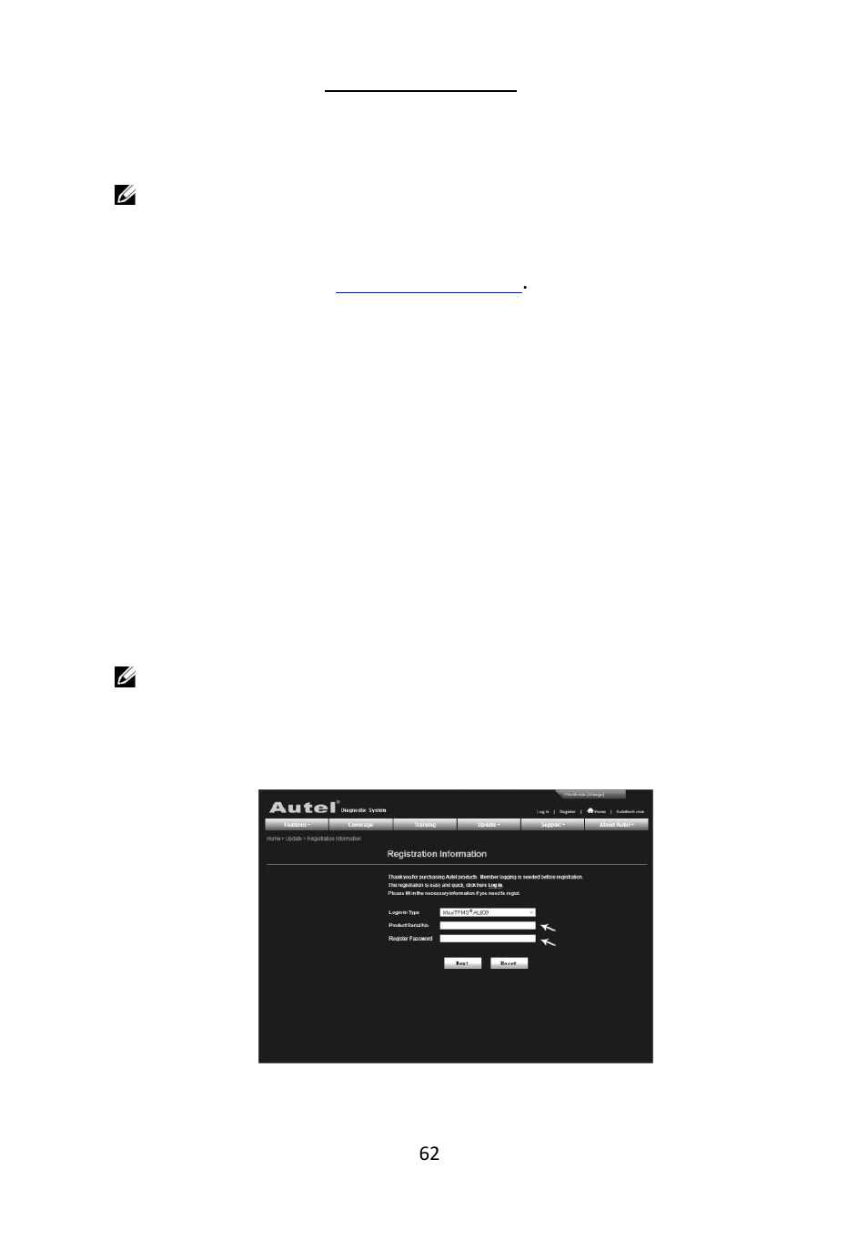 Autel Autolink AL609 User Manual | Page 64 / 69