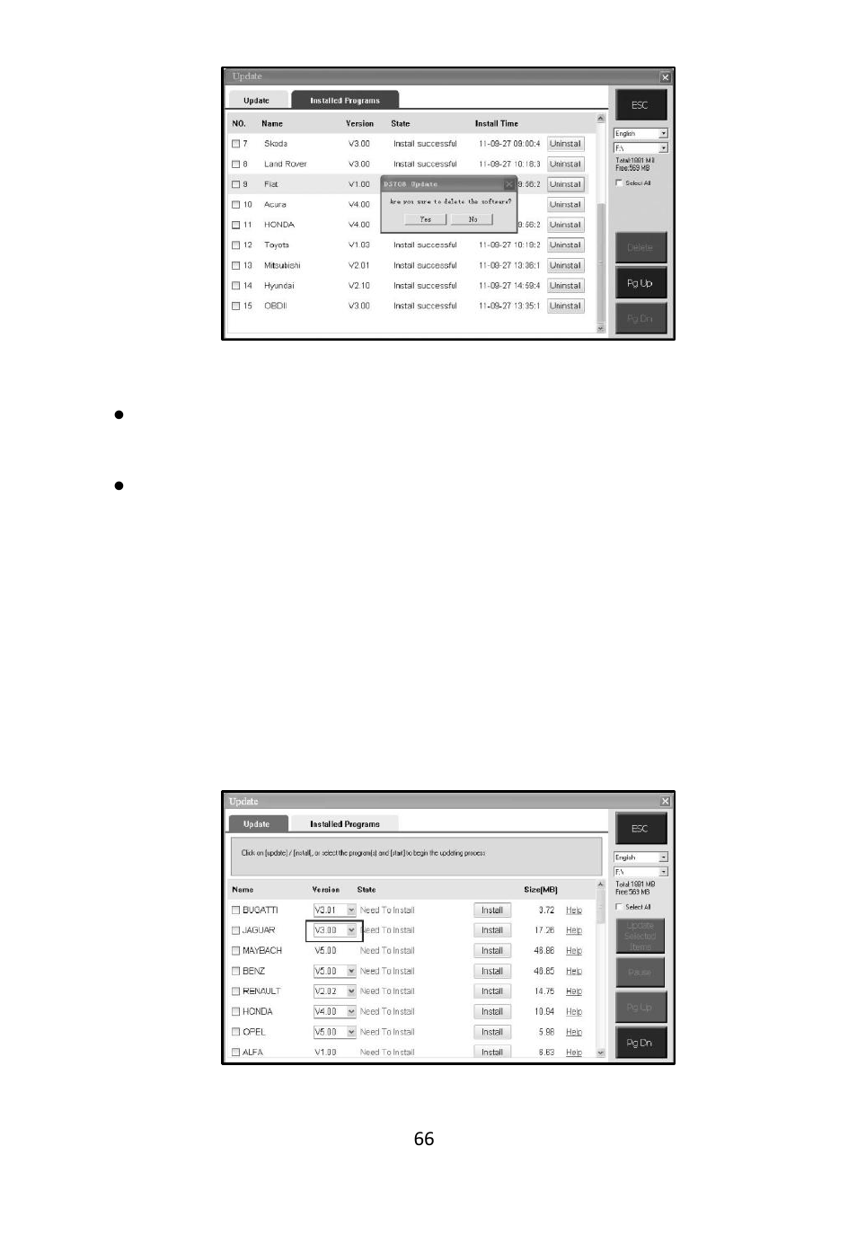 Autel Autolink AL609 User Manual | Page 68 / 69