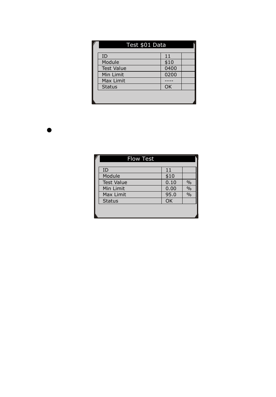 8 component test, 7) view test data on screen, Figure 5.31 | Figure 5.32 | Autel Autolink AL619 User Manual | Page 43 / 66
