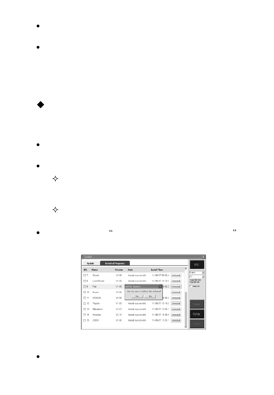 View or delete programs | Autel Autolink AL619 User Manual | Page 64 / 66