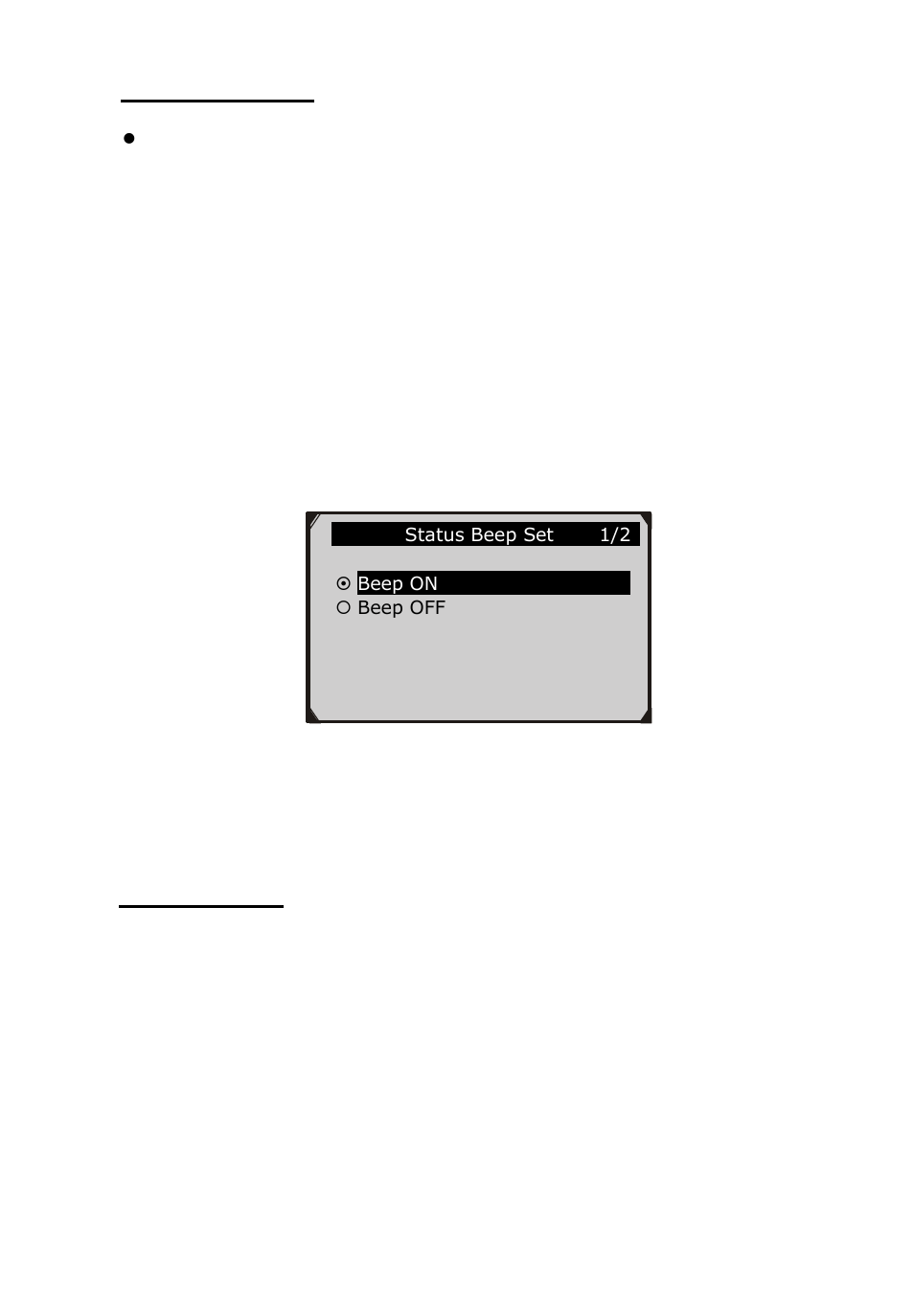 Status beep set, Tool self-test | Autel Autolink AL319 User Manual | Page 18 / 47