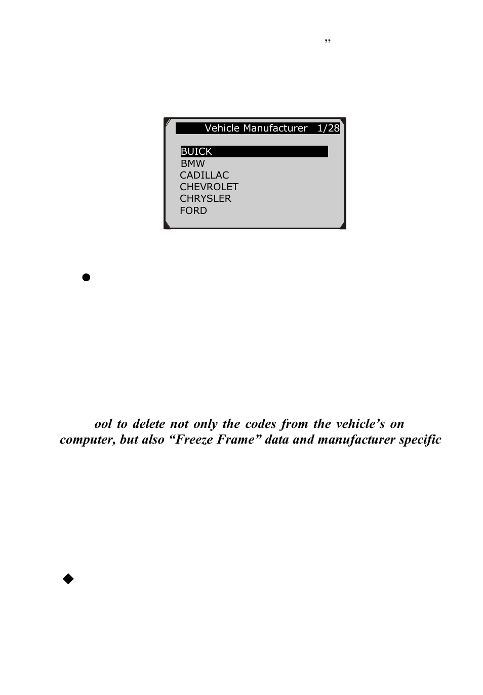 Rasing, Odes, 2 erasing codes | Autel Autolink AL319 User Manual | Page 29 / 47
