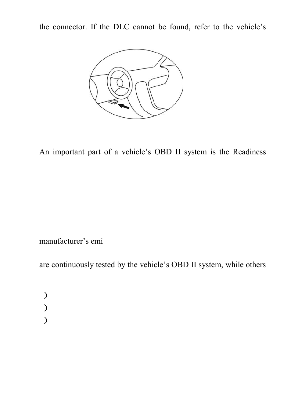 Eadiness, Onitors, 4 obd ii readiness monitors | Autel Autolink AL319 User Manual | Page 5 / 47