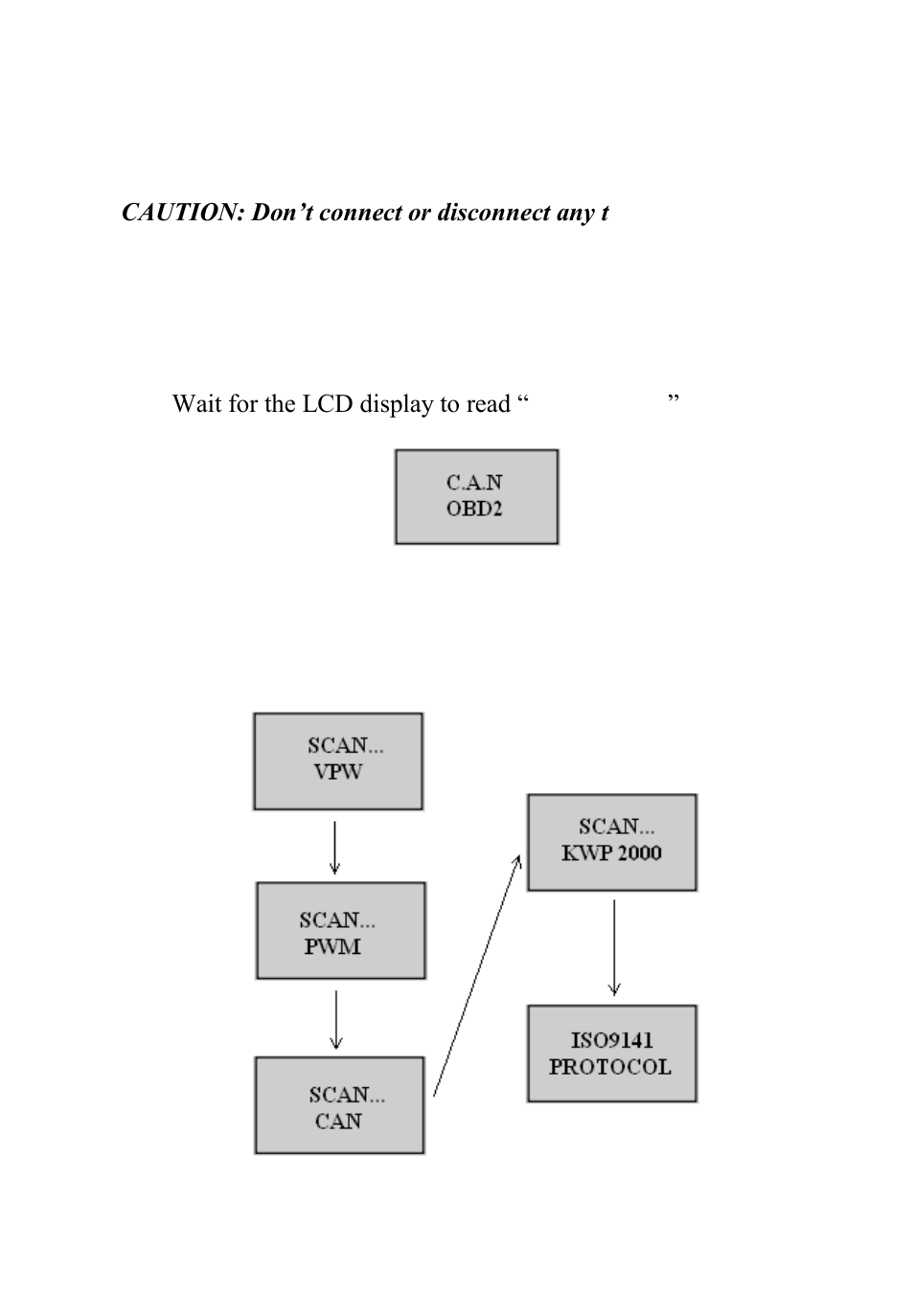 Operating instructions, Eading, Odes | 1 reading codes | Autel Autolink AL301 User Manual | Page 12 / 109