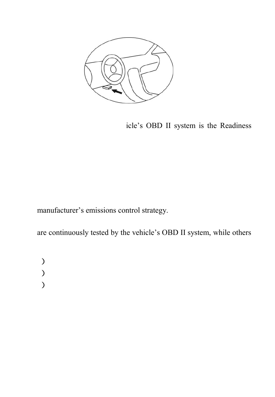 Eadiness, Onitors, 4 obd ii readiness monitors | Autel Autolink AL301 User Manual | Page 5 / 109
