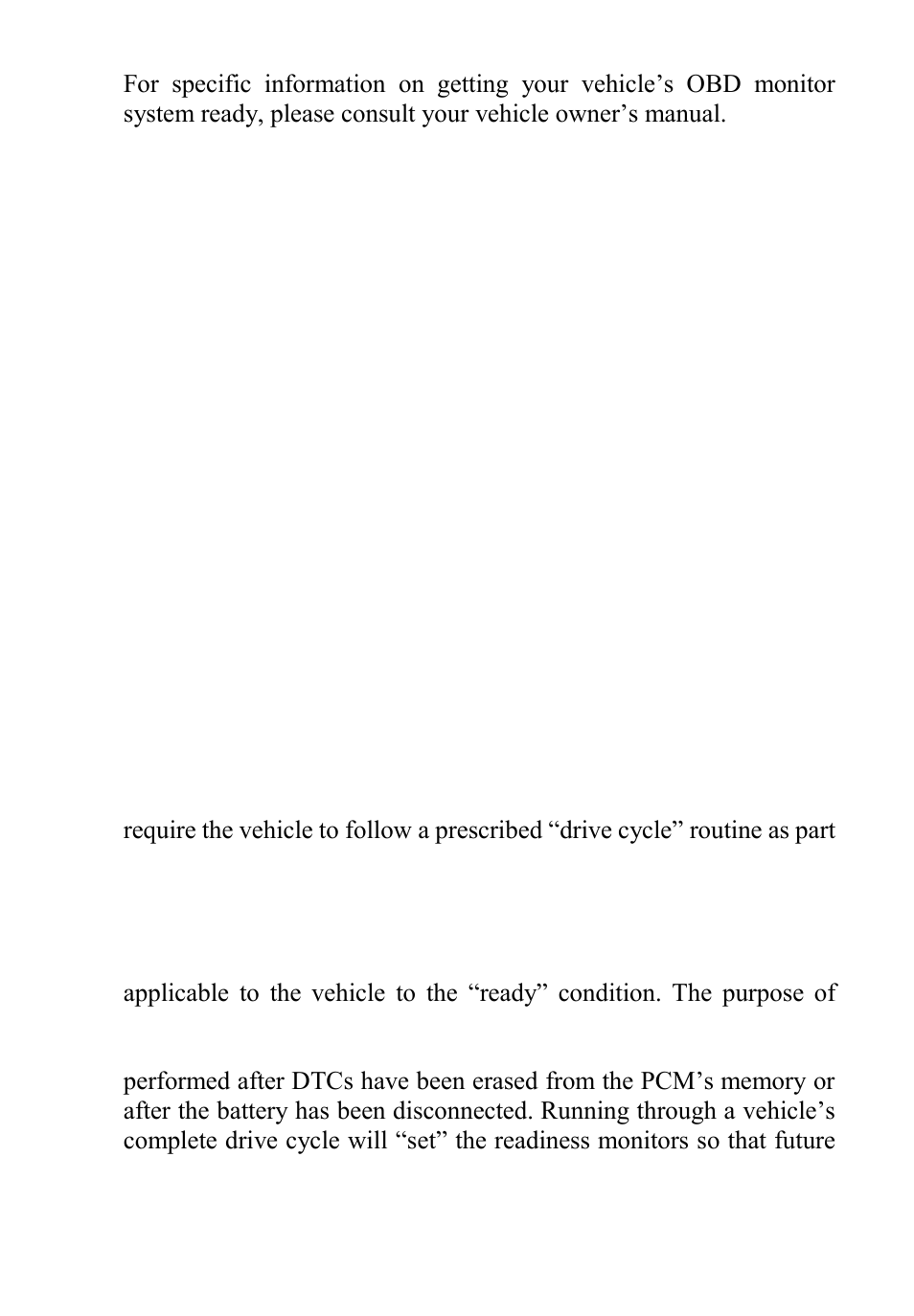 Efinitions, 6 obd ii definitions | Autel Autolink AL301 User Manual | Page 7 / 109