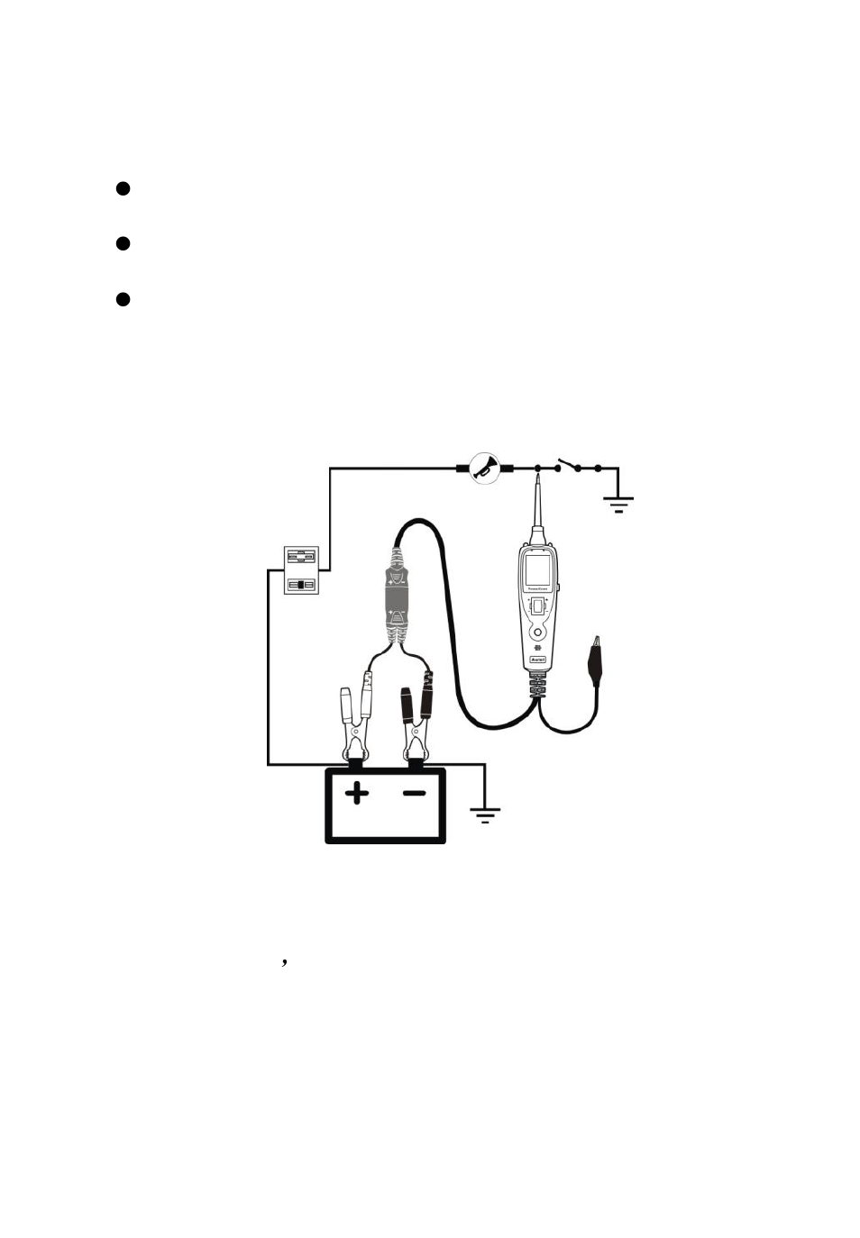 Hecking for, Round, Ontacts | 8 checking for bad ground contacts | Autel PowerScan PS100 User Manual | Page 17 / 23