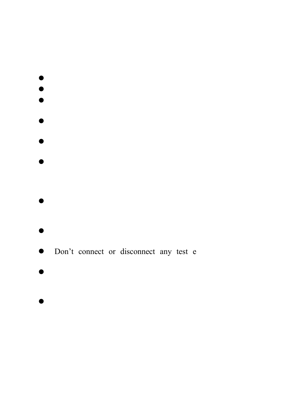 Safety precautions and warnings | Autel PowerScan PS100 User Manual | Page 2 / 23