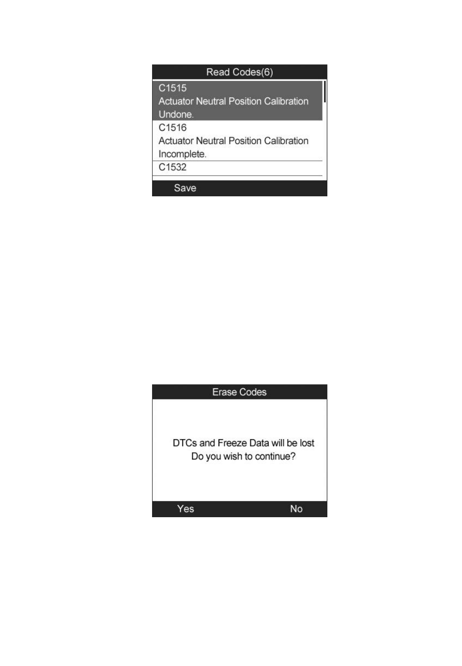 Rase, Odes, Erase codes | Autel MaxiCheck EPB User Manual | Page 100 / 145
