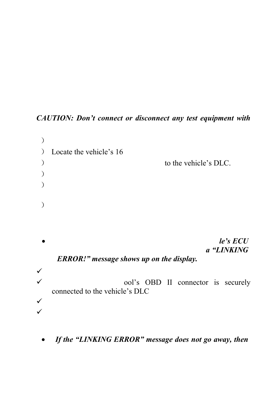 Obdii diagnostics | Autel MaxiCheck EPB User Manual | Page 21 / 145