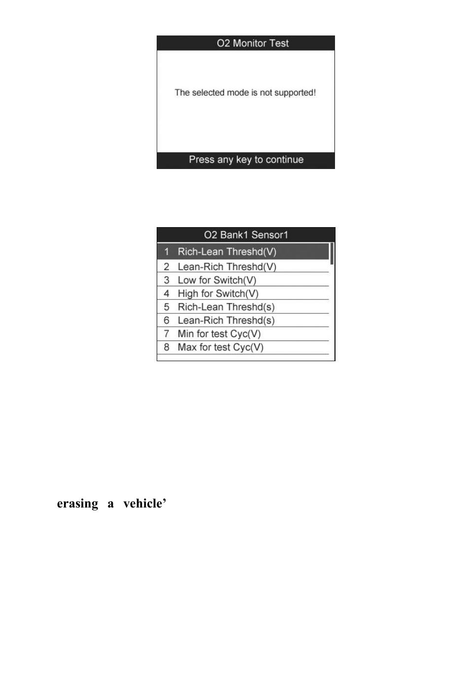 Oard, Onitor, On-board monitor test | Autel MaxiCheck EPB User Manual | Page 38 / 145