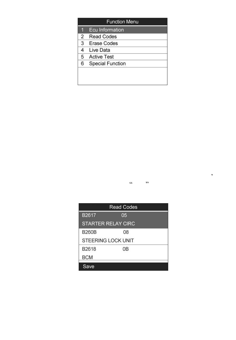 Tpms, Diagnostics, Tpms diagnostics | A. read codes, B. erase codes | Autel MaxiCheck EPB User Manual | Page 48 / 145