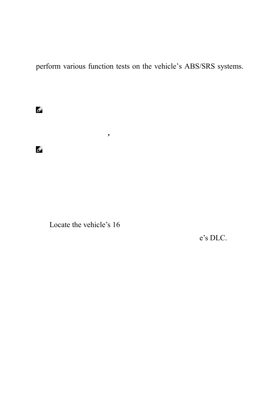 Abs/srs, Ehicle, Election | Vehicle selection | Autel MaxiCheck EPB User Manual | Page 76 / 145
