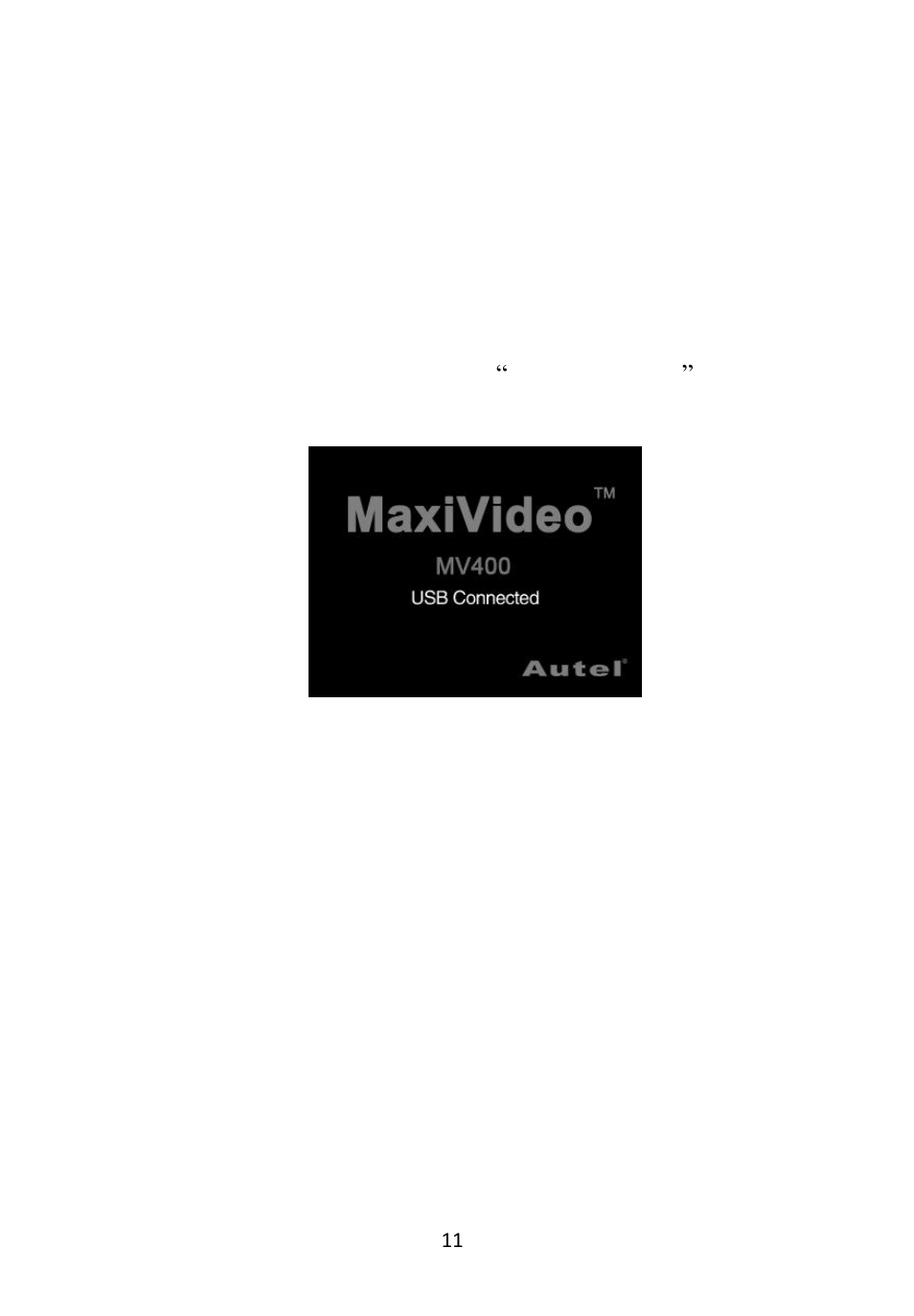 Able, Onnection, Ideo | 4 usb cable connection, 5 video-out (tv-out) cable connection | Autel Maxivideo MV400 User Manual | Page 13 / 34