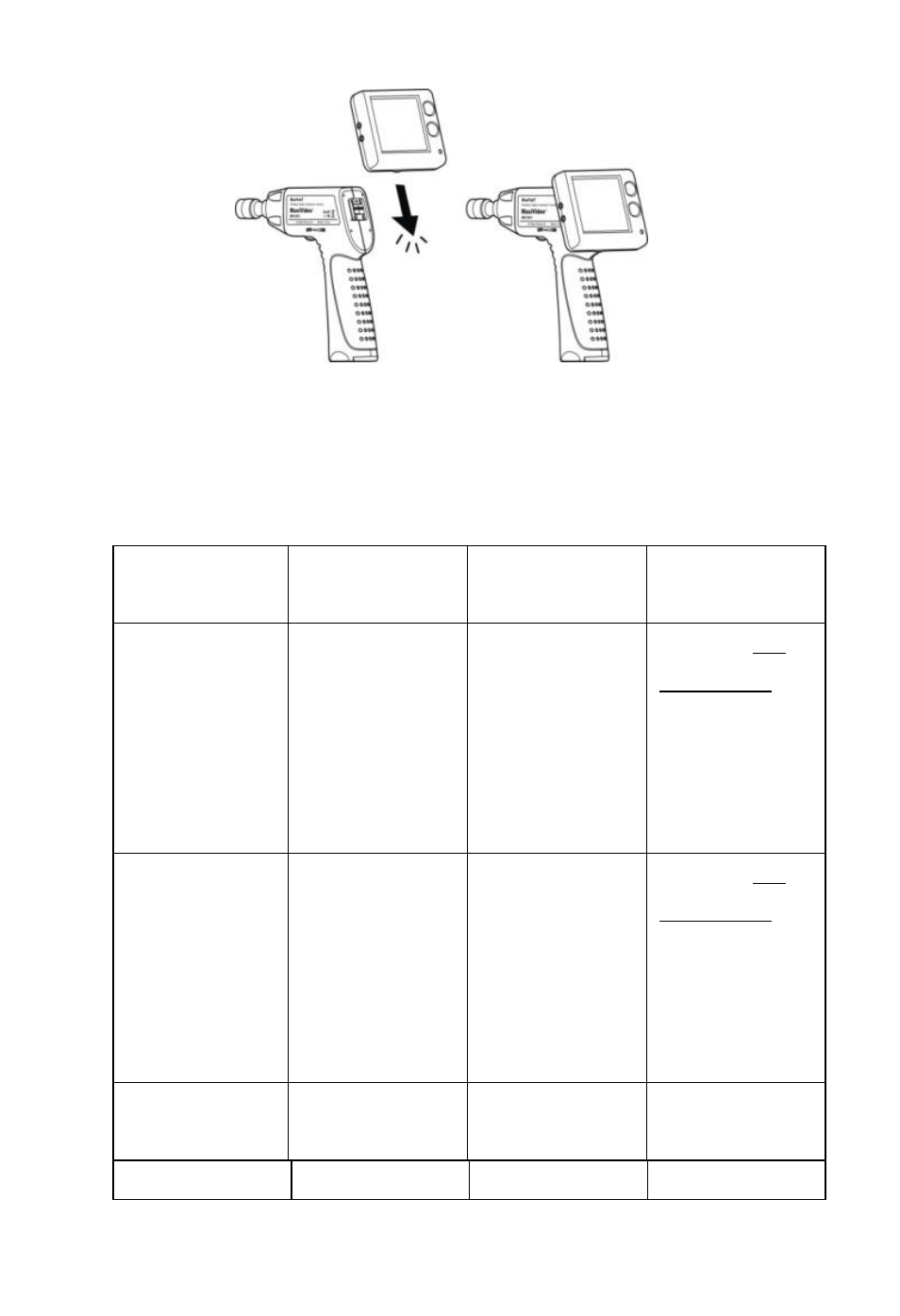 6 monitor charging | Autel Maxivideo MV301 User Manual | Page 12 / 21